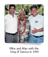 Mike und Alan und KÃ¶nig von Samoa-Inseln
